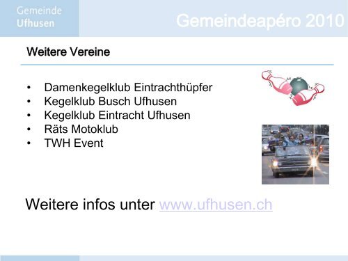 Neuerung 2010 - Gemeinde Ufhusen