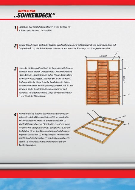 dIe GarTenlIeGe „Sonnendeck“