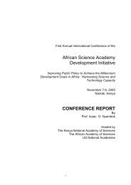 First Annual International Conference of the - National Academies