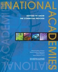 getting to know the committee process - National Academies
