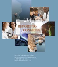 Report to Congress 2011 - National Academies