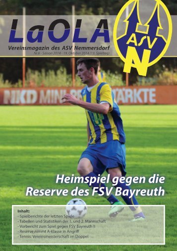 LaOla - Ausgabe 6 - Saison 2014/2015 - 19.10.2014