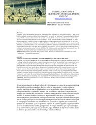 futbol, identidad y ciudadania en brasil en los aÃ±os '301 - UFV