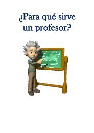 ¿Para qué sirve un profesor?