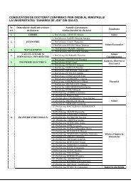 CONDUCÄTORI DE DOCTORAT