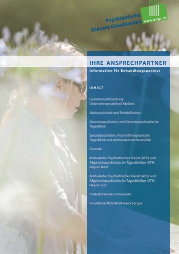 Ansprechpartner Psychiatrische Dienste Graubünden