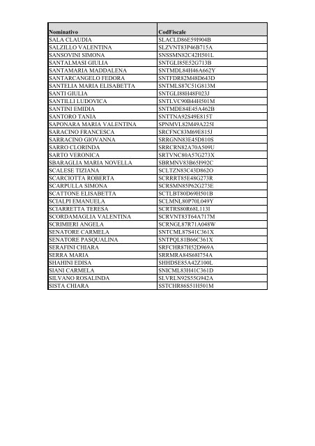 calendario visite - UGL Corpo Forestale