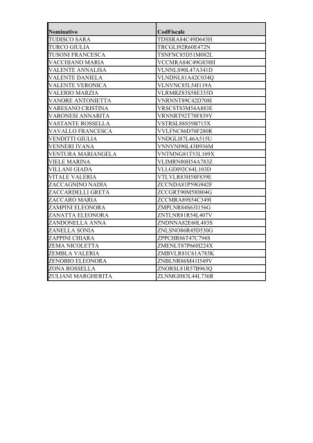 calendario visite - UGL Corpo Forestale