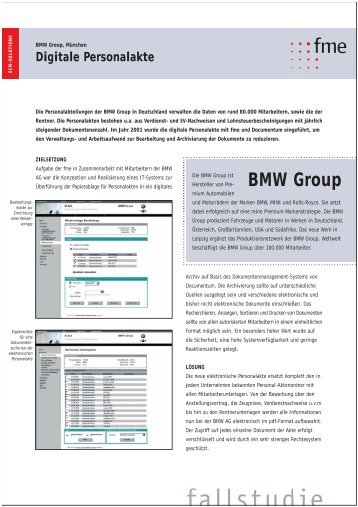 Digitale Personalakte - fme AG