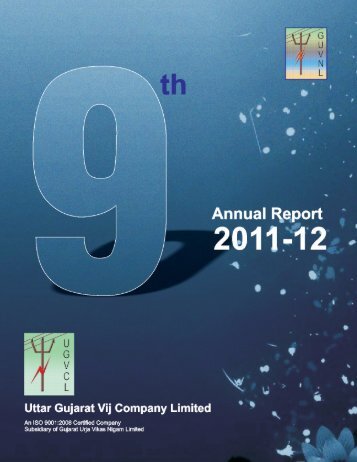 9th Annual Report 2011-12 (English) - uttar gujarat vij company ltd.