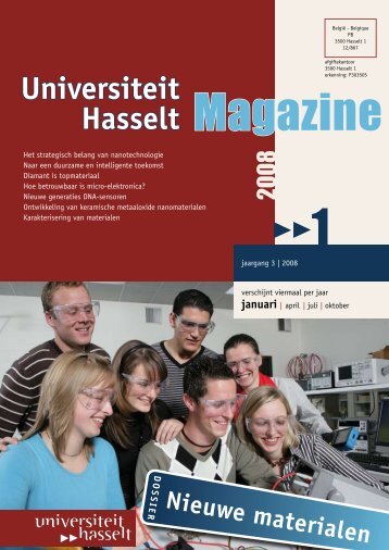 Universiteit Hasselt Magazine - UHasselt