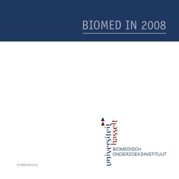 BIOMED IN 2008 - UHasselt