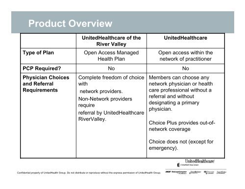 UnitedHealthcare of the River Valley, Inc ... - UHC River Valley