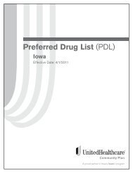 Preferred Drug List (PDL) - UHC River Valley