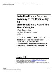 834 Enrollment - UHC River Valley