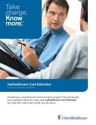 myHealthcare Cost Estimator - UHC Tools