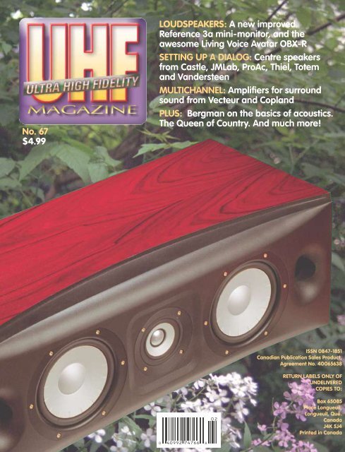 Waveform Mach 17 Speakers - Rare Ultra High End Full Range Speaker