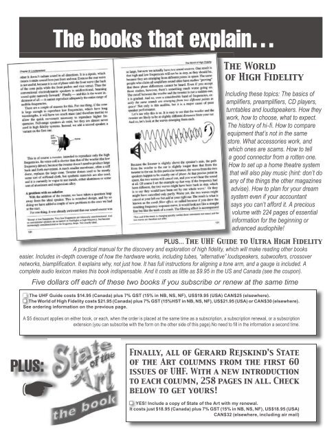 download the PDF version - Ultra High Fidelity Magazine