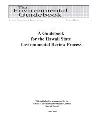 Environmental Guidebook - University of Hawaii at Hilo