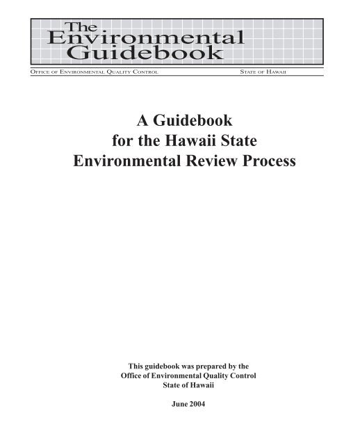 Environmental Guidebook - University of Hawaii at Hilo