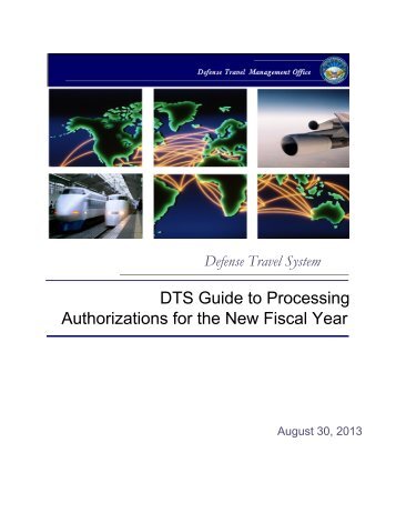 DTS Guide to Processing Authorizations for the New Fiscal ... - DTMO