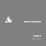 Stratus 5 Guide de l'utilisateur - SiriusXM Canada
