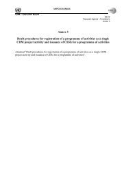 Annex 3 Draft procedures for registration of a programme of ... - CDM