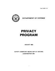 DoD 5400.11-R, August 1983 - Common Access Card (CAC)