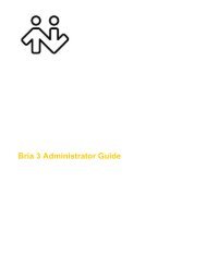 Bria 3 Administrator Guide - CounterPath
