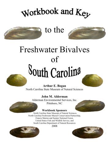 Workbook and Key to the Freshwater Bivalves of South Carolina