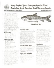 Using Triploid Grass Carp for Aquatic Plant Control in SC Small ...