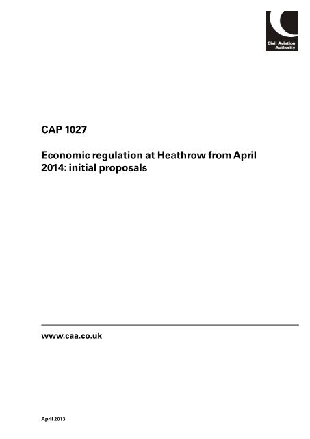 the CAA said - Heathrow Airport