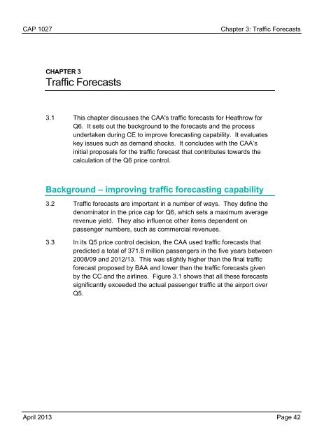 the CAA said - Heathrow Airport