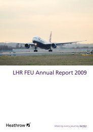 LHR FEU Annual Report 2009 - Heathrow Airport