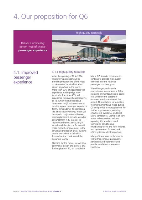 Q6 Full Business Plan - Heathrow Airport