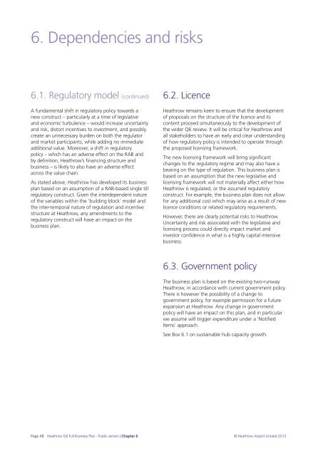 Q6 Full Business Plan - Heathrow Airport