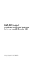 BAA (SH) Limited - Heathrow Airport