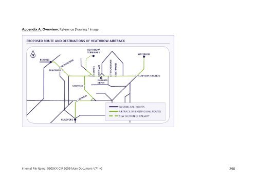 Capital Investment Plan 2009 - Heathrow Airport