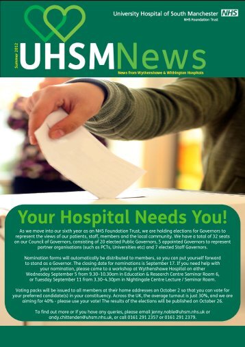 uhsm news summer 2012.pub