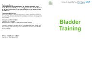 Bladder Training - UHSM