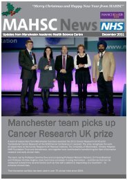 MAHSC News December 2011