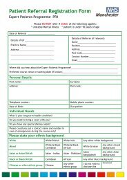 Patient Referral Registration Form - UHSM