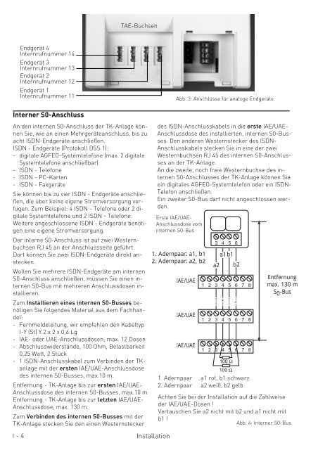 Bedienungsanleitung ISDN TK-Anlage - produktinfo.conrad.com