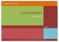 PLAN DE ESTUDIOS