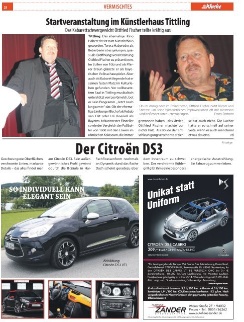 Die Neue Woche Ausgabe 1425