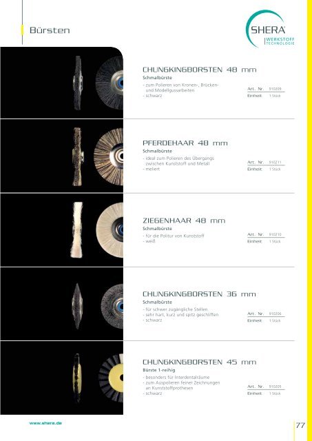 SHERACLASSIC Dental Katalog 2014/2015