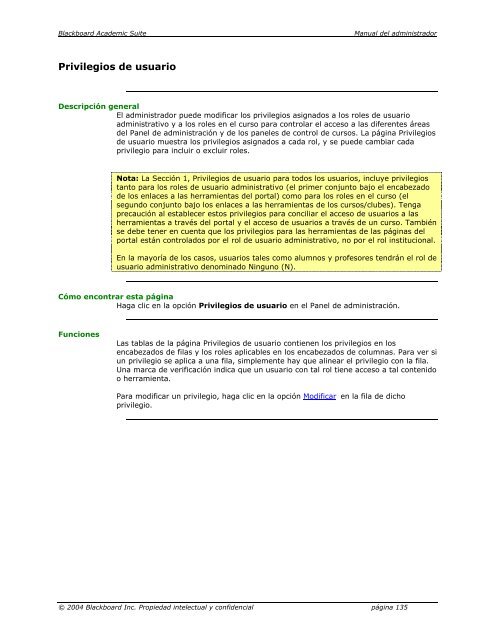 Blackboard Academic Suite™ Manual del administrador