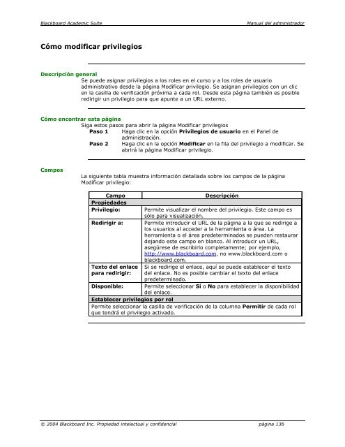 Blackboard Academic Suite™ Manual del administrador