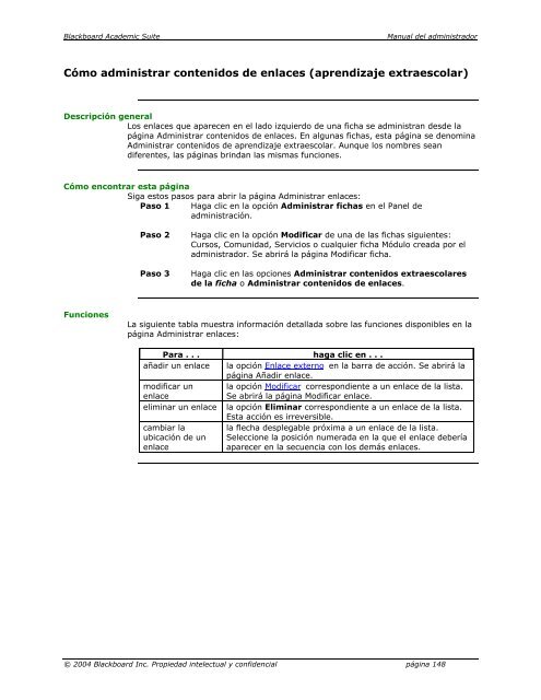 Blackboard Academic Suite™ Manual del administrador