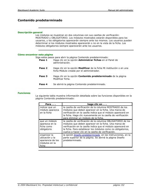 Blackboard Academic Suite™ Manual del administrador